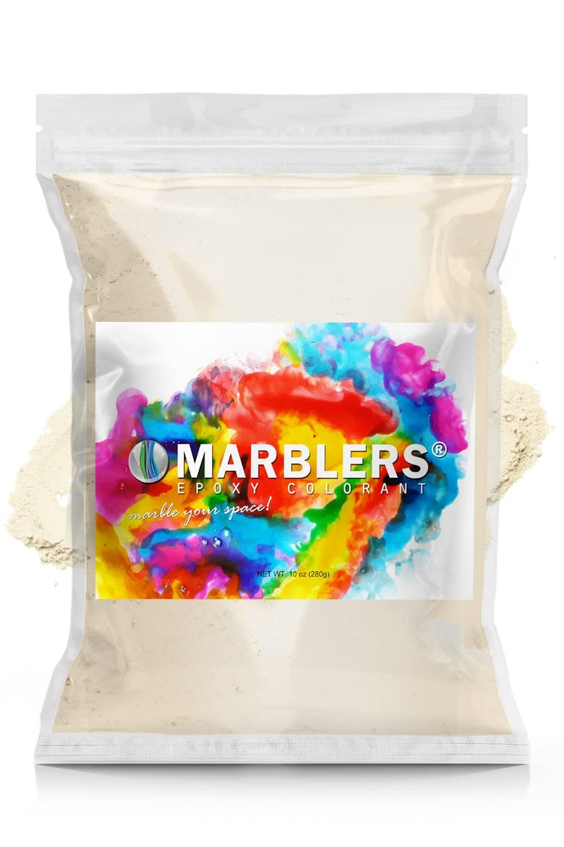 MARBLERS Mica Powder Colorant [Beige] 10oz (280g) |Cosmetic Grade | Epoxy Resin Pigment | Dye | Non-Toxic, Vegan, Cruelty-Free | Lip Gloss, Nails, Body Butter | Bath Bomb, Candle & Soap Making - Image 1